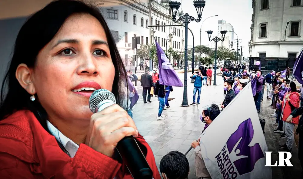 "Confío, mis queridos militantes, en que nuestros caminos puedan coincidir más adelante en el propósito y valores que nos unen", dijo la congresista Flor Pablo. Foto: composición LR/Andina