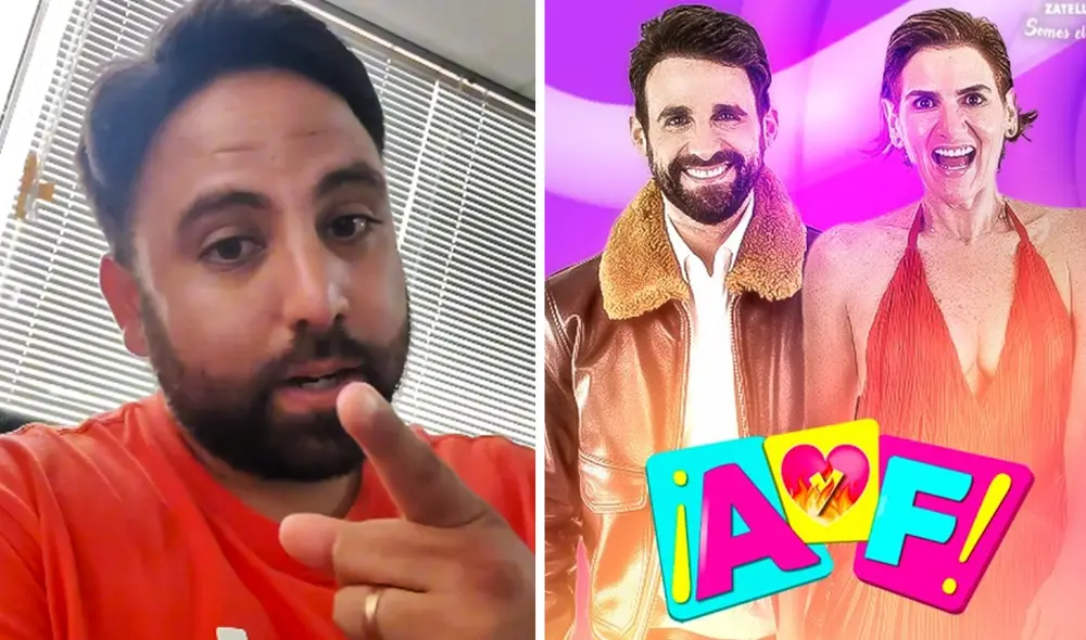 Gianfranco Pérez sostuvo que 'Amor y fuego' iba a pagar "capricho" por su ingreso. Foto: composición LR/TikTok/Gianfranco Pérez/Willax - Video: TikTok/Gianfranco Pérez
