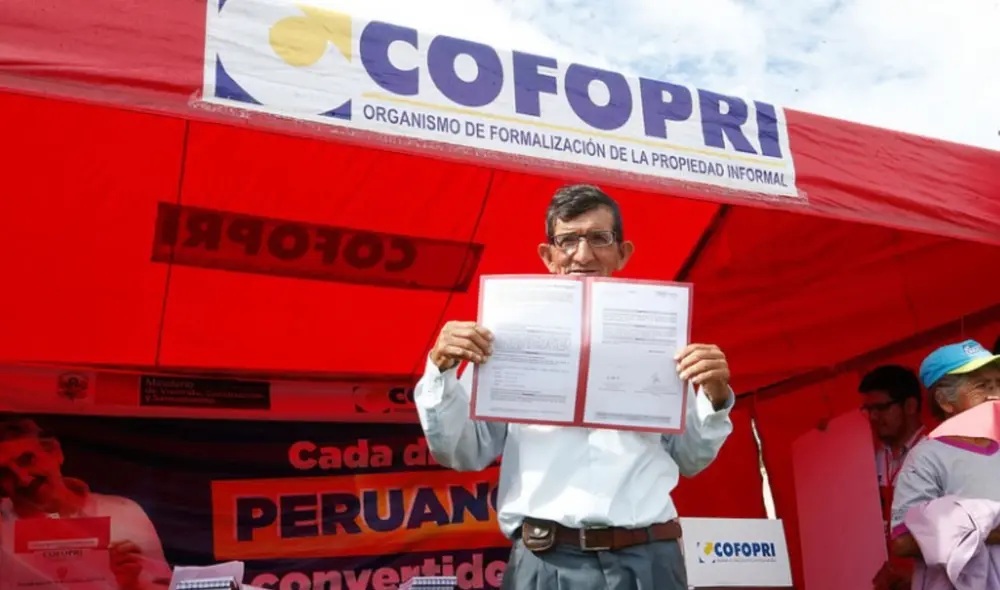 Entidad brinda facilidades para personas con viviendas en situación de informalidad. Foto: Andina