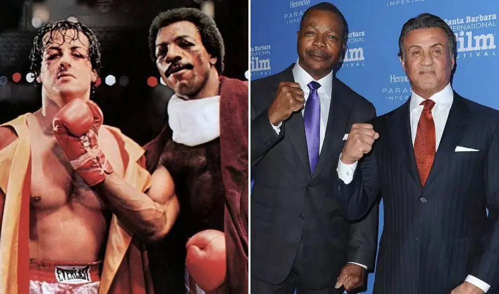 Sylvester Stallone y Carl Weathers forman parte de la historia del cine tras protagonizar la saga de ‘Rocky’. Foto: composición LR/Difusión/Shutterstock