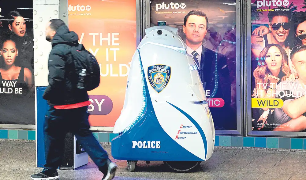 Equipo. Robot Knightscope K-5 fue cancelado. Pero Nueva York seguirá usando tecnología. Foto: difusión