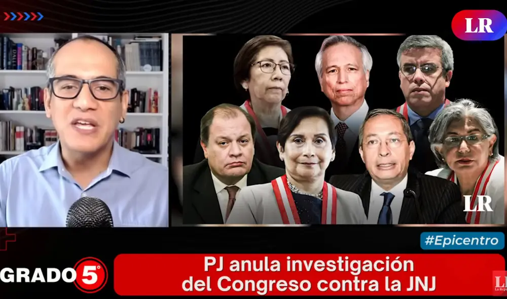 Gómez Fernandini saludó decisión del Poder Judicial de no seguir con el atentado contra la JNJ. Foto: captura LR+