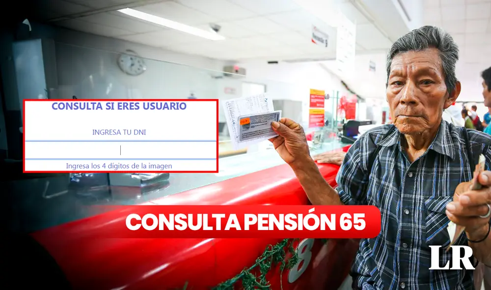 Para acceder a este beneficio debes estar clasificado en el Sisfoh. Foto: composición LR/Pensión 65