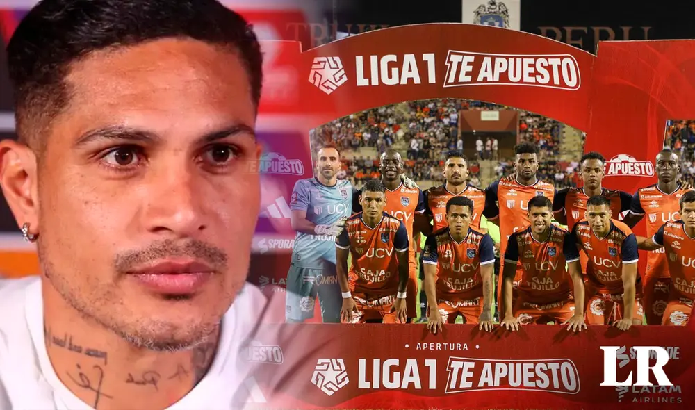 Paolo Guerrero llegó a César Vallejo con su cotización más baja en el mercado de jugadores. Foto: composición LR/UCV/Fútbol Peruano