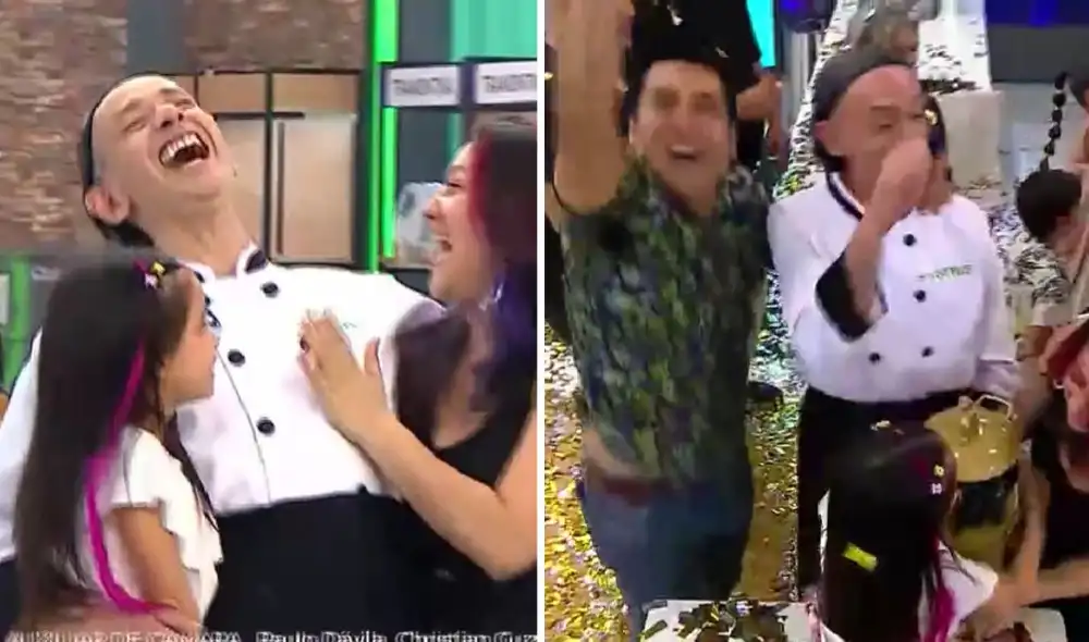 Christian Ysla se llevó la olla de oro en 'El gran chef: famosos'. Foto: Composición LR/Captura Latina Christian Ysla se llevó la olla de oro en 'El gran chef: famosos'. Foto: Composición LR/Captura Latina