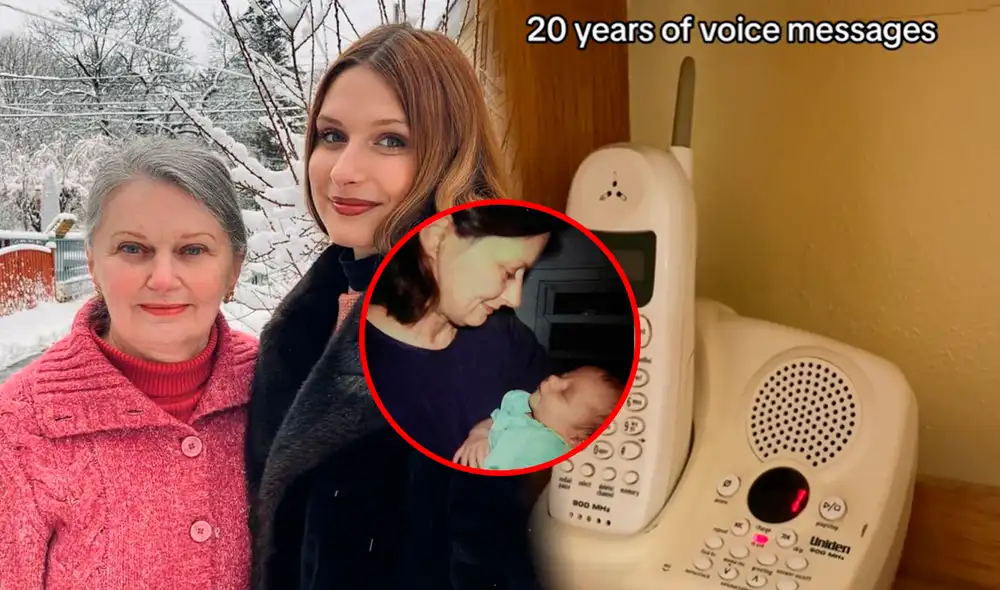 Una abuela estadounidense se volvió viral en TikTok, luego de conocerse que grabó los mensajes de voz que sostenía con su nieta en Estados Unidos. Foto: composición LR/TikTok/GMA
