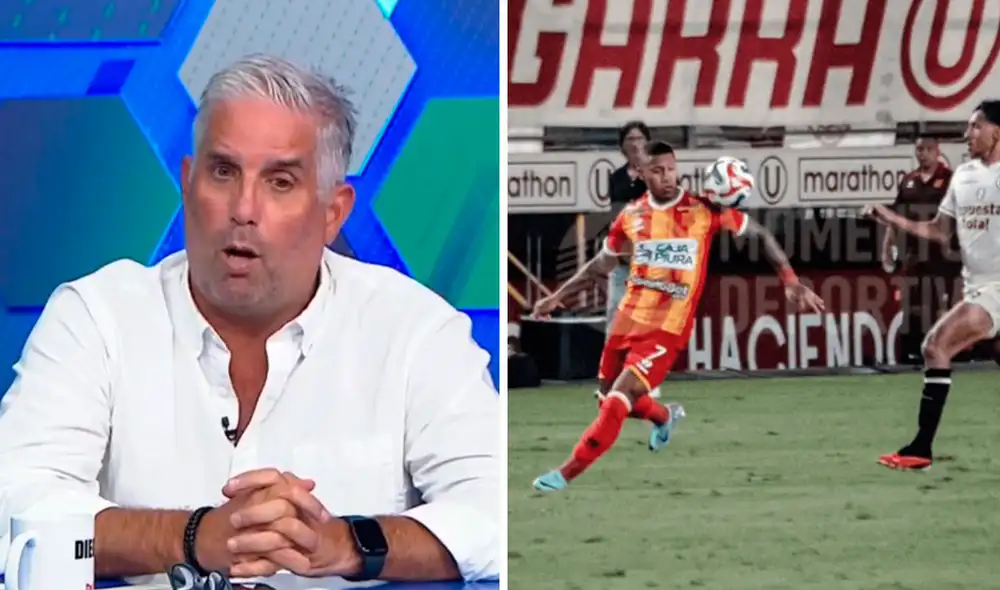 El comentarista deportivo se refirió a la polémica jugada que se dio en el Monumental. Foto: captura Movistar Deportes/Instagram Ray Sandoval El comentarista deportivo se refirió a la polémica jugada que se dio en el Monumental. Foto: captura Movistar Deportes/Instagram Ray Sandoval