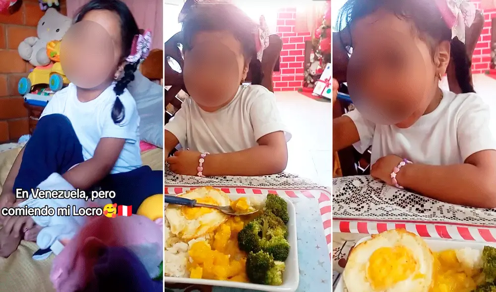 La pequeña no dudó en señalar que el locro era uno de sus platos preferidos del Perú. Foto: composición LR/TikTok/@babyrishii La pequeña no dudó en señalar que el locro era uno de sus platos preferidos del Perú. Foto: composición LR/TikTok/@babyrishii