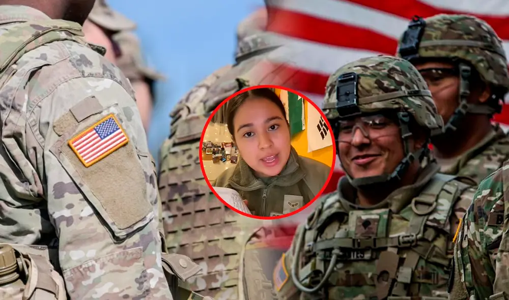 Una joven de ascendencia mexicana señaló cuánto se gana trabajando en el Ejército de Estados Unidos. Foto: composición LR/TikTok/Latinus/Huffpost