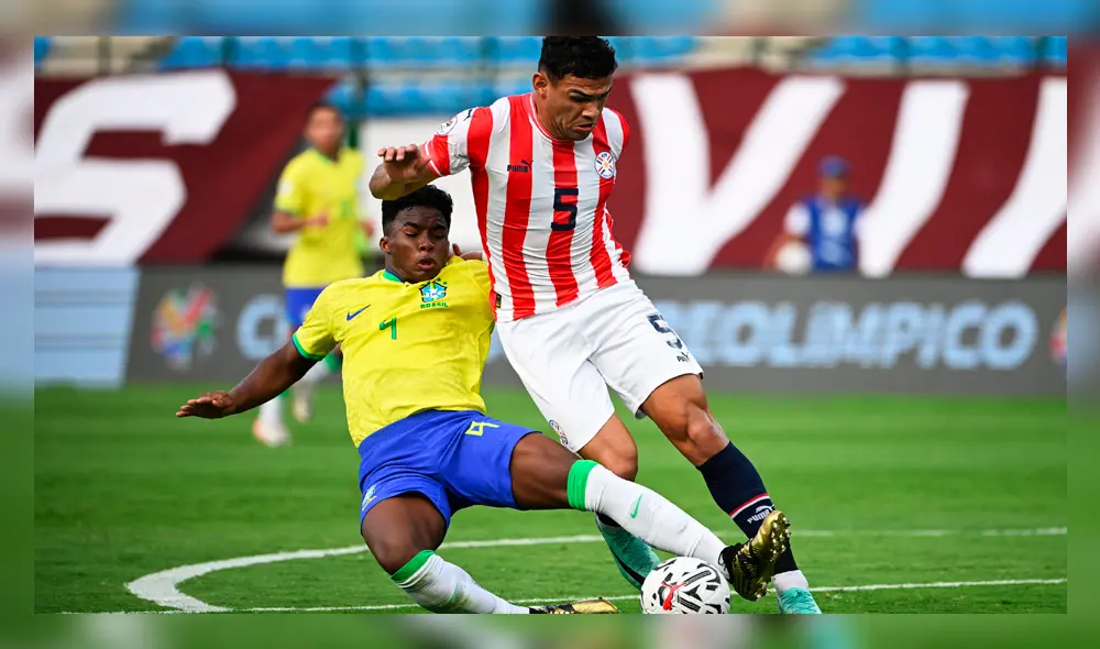 Brasil perdió su segundo partido consecutivo en el Preolímpico 2024. Foto: Conmebol
