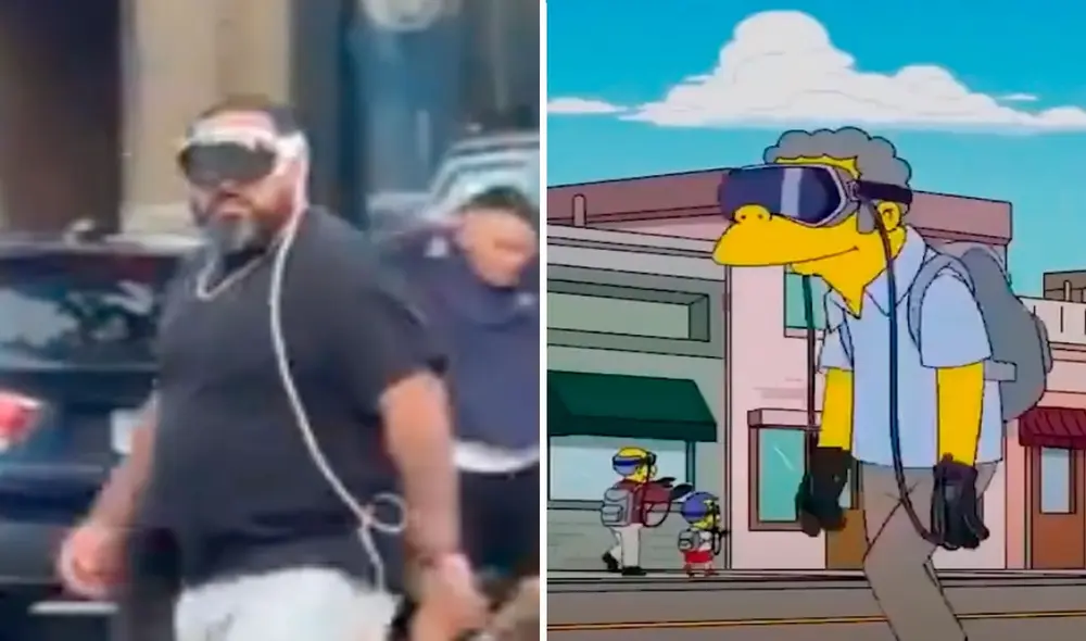 Mucha gente está usando las Apple Vision Pro para diversas actividades al aire libre. Foto: Remolacha