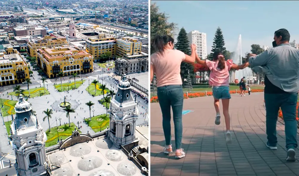 Uno de los principales atractivos de Lima es la plaza de Armas. Foto: composición LR/Andina