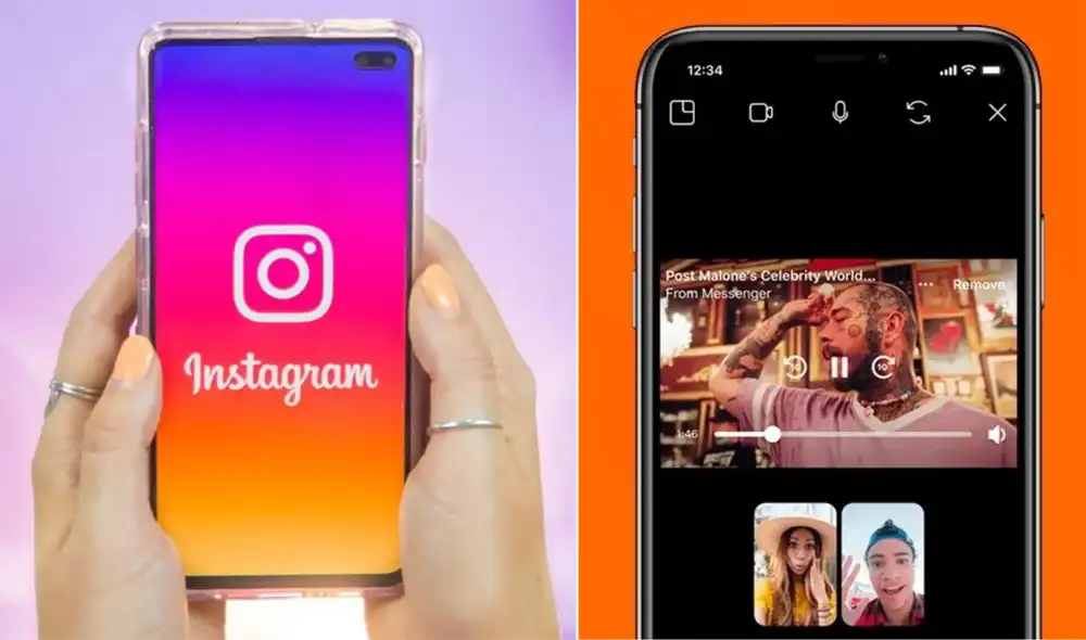 Para poder acceder a la opción de ver películas, el usuario debe tener una cuenta de Instagram. Foto: composición LR/La Vanguardia/LaSexta
