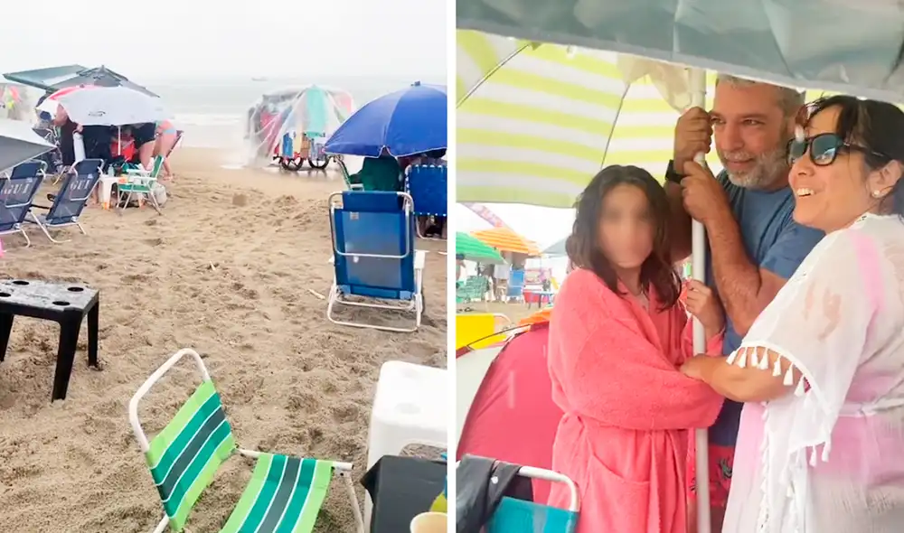 Los visitantes a la playa de Brasil no imaginaron tal panorama. Foto: composición LR/TikTok/@aguscheca Los visitantes a la playa de Brasil no imaginaron tal panorama. Foto: composición LR/TikTok/@aguscheca