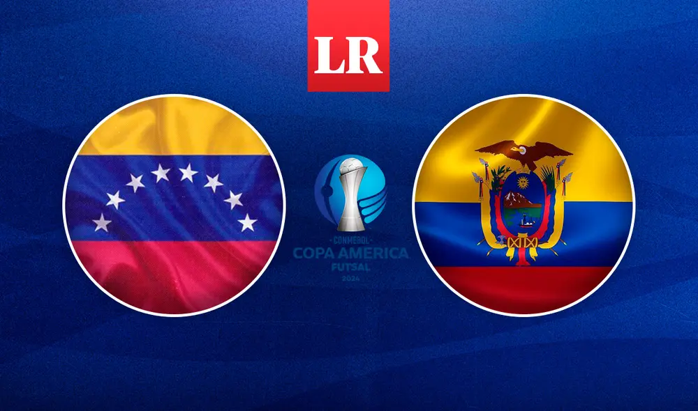 El Venezuela vs. Ecuador se disputará en el COP Arena Óscar Harrison, en Asunción, por el juego de la Copa América de Futsal 2024 HOY. Foto: composición LR