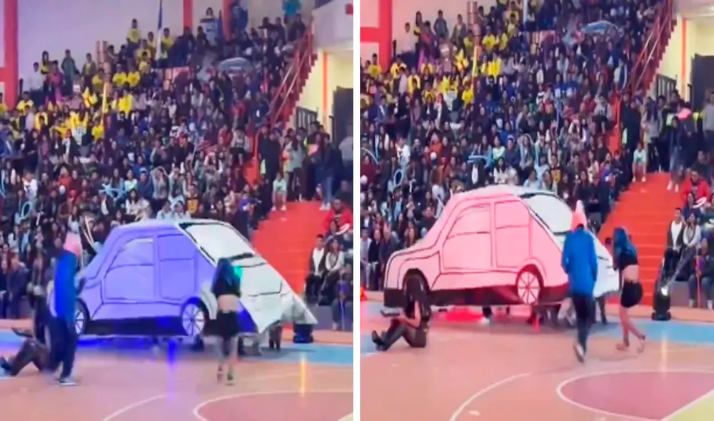 Al ver las imágenes del auto blanco bailando al ritmo del gusano, miles no pararon de reír. Foto: composición LR/TikTok/@medicenpajita Al ver las imágenes del auto blanco bailando al ritmo del gusano, miles no pararon de reír. Foto: composición LR/TikTok/@medicenpajita