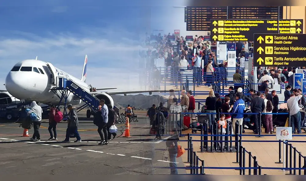 Aerolíneas deberán responder por retrasos y cancelaciones de vuelos en el Jorge Chávez. Foto: composición / La República / RPP