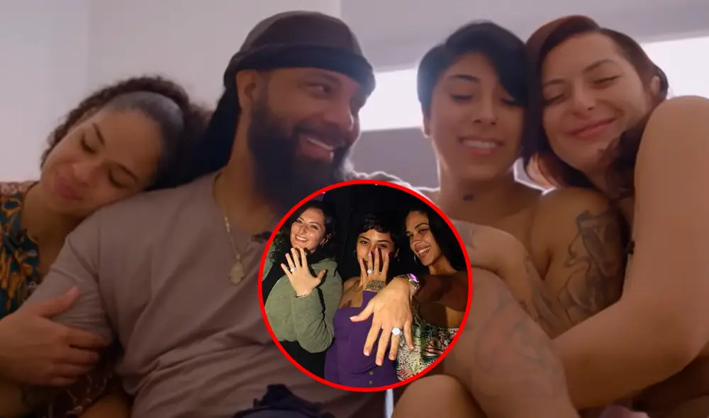 La pareja poliamorosa afirma que tiene sus ventajas su forma de vida, ya que, tienen 'múltiple fuente de ingresos'. Foto: composición LR/YouTube/Instagram La pareja poliamorosa afirma que tiene sus ventajas su forma de vida, ya que, tienen 'múltiple fuente de ingresos'. Foto: composición LR/YouTube/Instagram