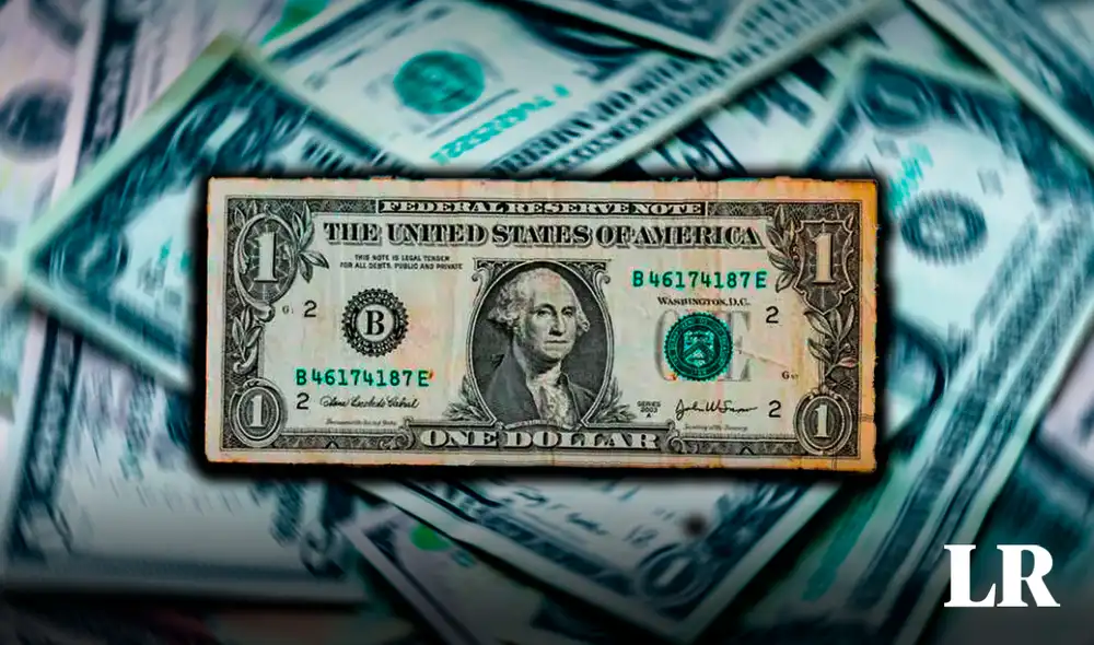 Se estima que aproximadamente 6,4 millones de estos billetes de un dólar fueron emitidos en 2014. Foto: Composición Lr/Pexels