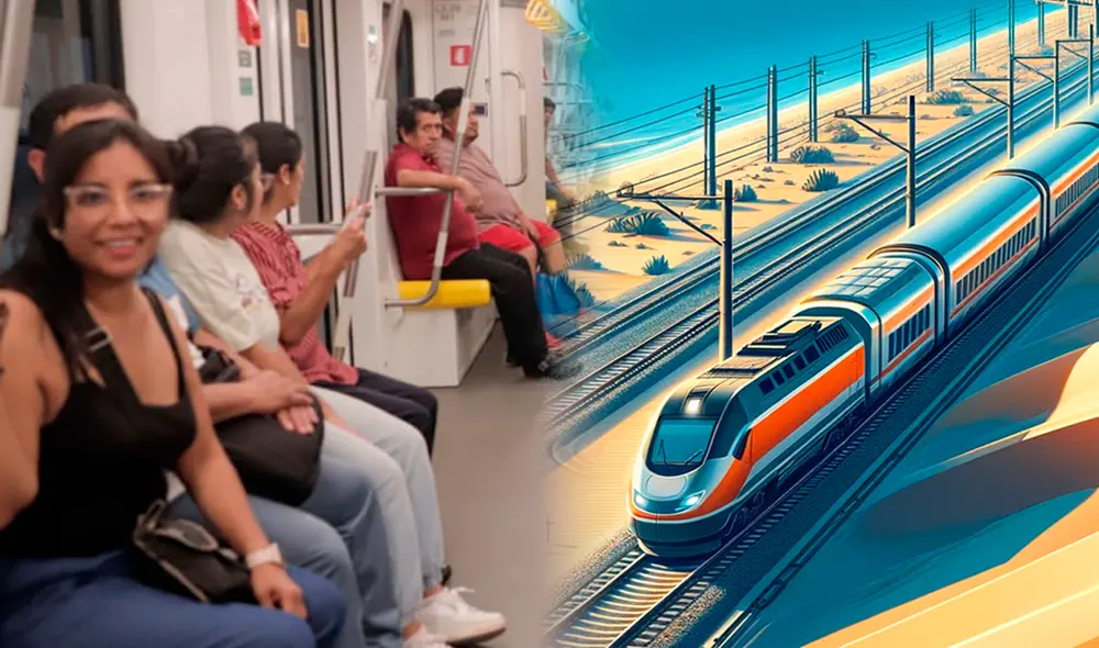 Este tren busca interconectar la zona norte del Departamento de Lima. Foto: composicónLR/IA