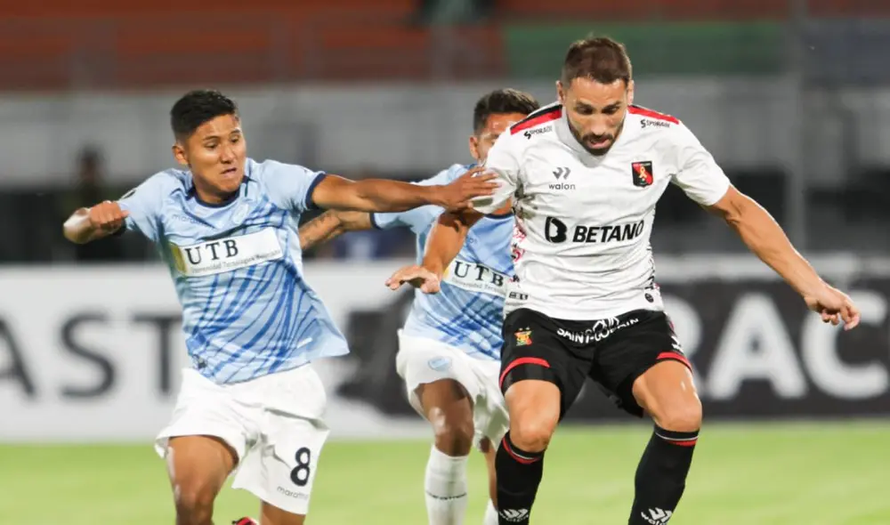 Melgar debutó en la Copa Libertadores ante Aurora en Cochabamba. Foto: Conmebol
