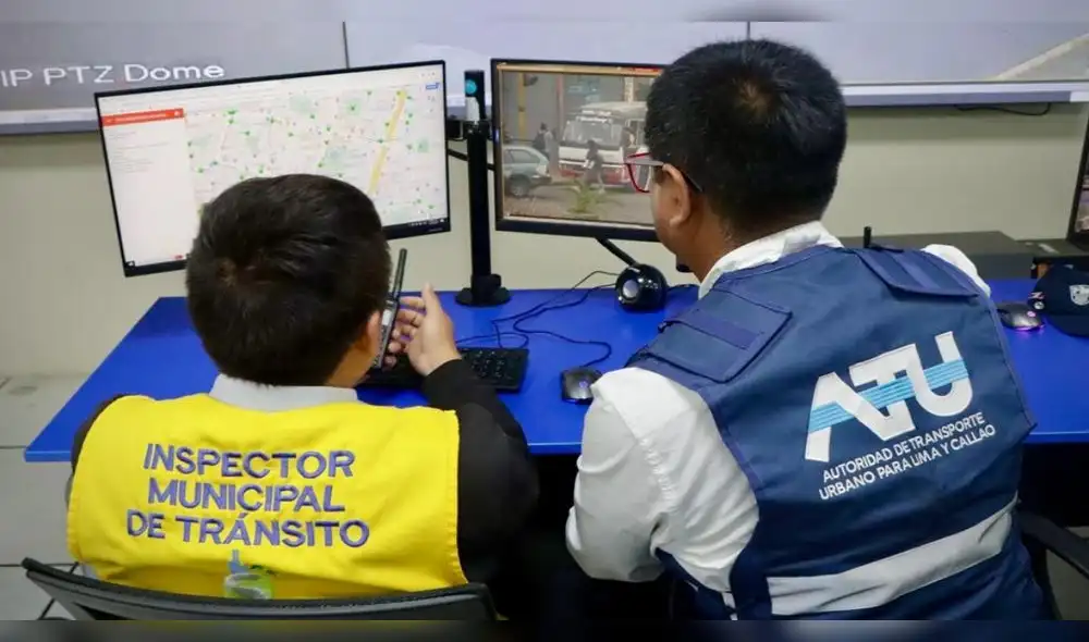 La fiscalización electrónica logró detectar 564 vehículos  infractores. Foto: ATU