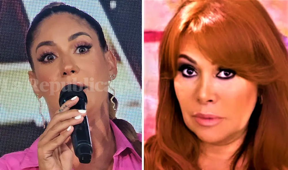 Tilsa Lozano señaló que no se sentaría en el programa de Magaly Medina. Foto: composición LR/URPI- LR/Instagram/Magaly Medina - Video: Rosario Rojas/URPI - LR