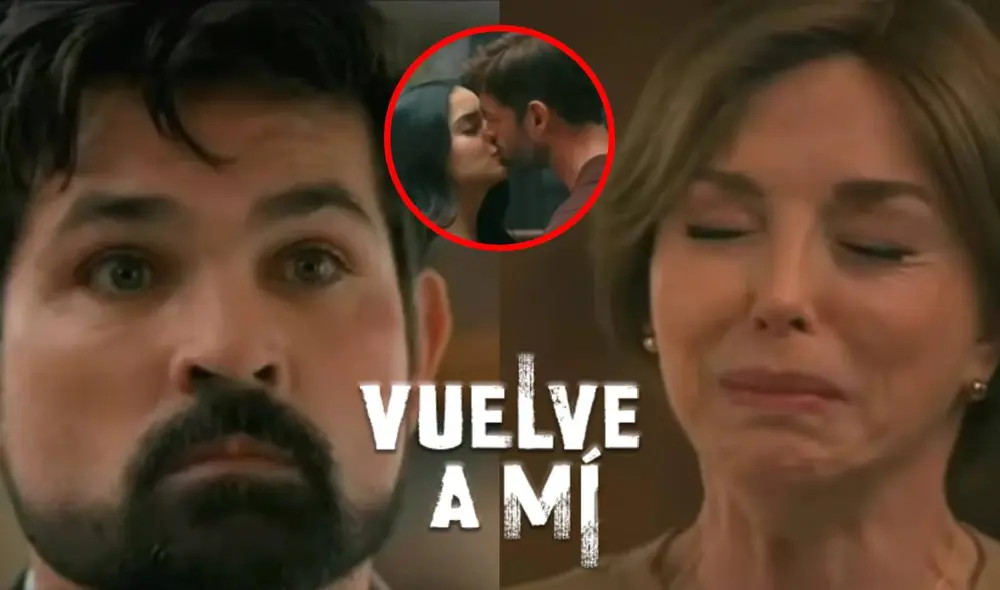 Confesiones saldrán a la luz en el nuevo capítulo de ‘Vuelve a mí’, mientras que Santiago intentará consolidar su amor por Nuria. Foto: composición LR/Telemundo