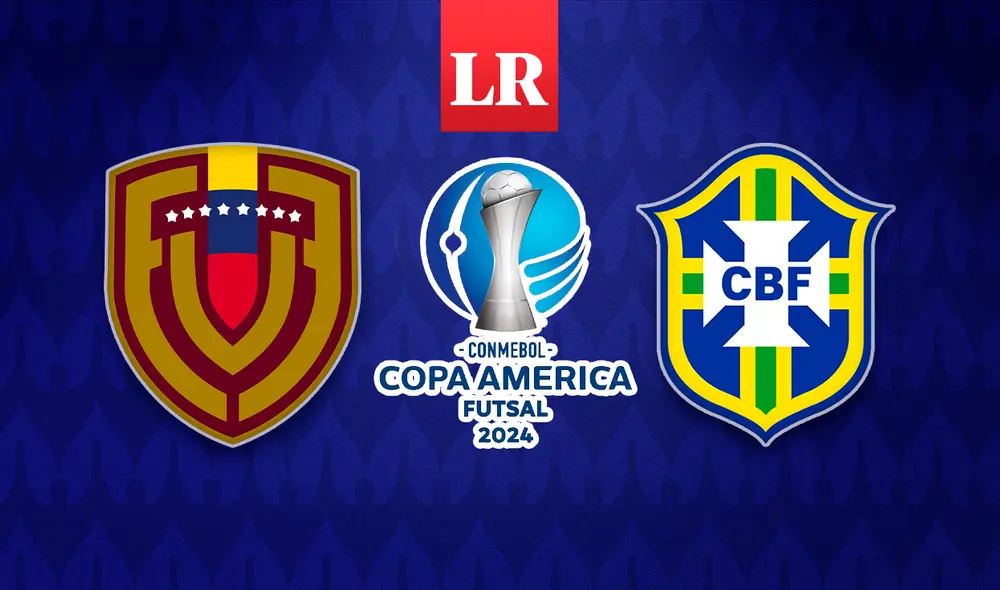 Venezuela buscará quitarle el invicto a Brasil por las semifinales de la Copa América de Futsal 2024. Foto: composición LR/Conmebol Venezuela buscará quitarle el invicto a Brasil por las semifinales de la Copa América de Futsal 2024. Foto: composición LR/Conmebol