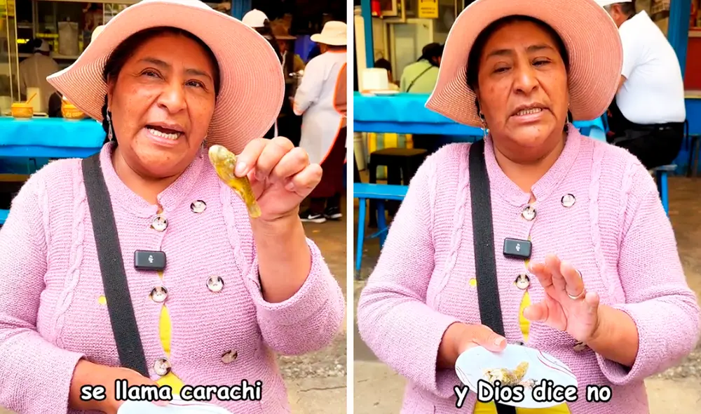 La mujer señaló que el pescado es muy popular en el altiplano y existe una leyenda sobre la forma de comer. Foto: composición LR/@malandromagno La mujer señaló que el pescado es muy popular en el altiplano y existe una leyenda sobre la forma de comer. Foto: composición LR/@malandromagno