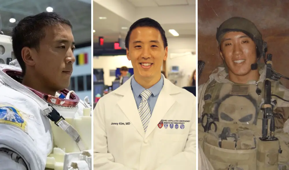 Jonny Kim tiene 38 años de edad y también cuenta con una licenciatura en Matemáticas. Foto: composición LR/NASA/Harvard