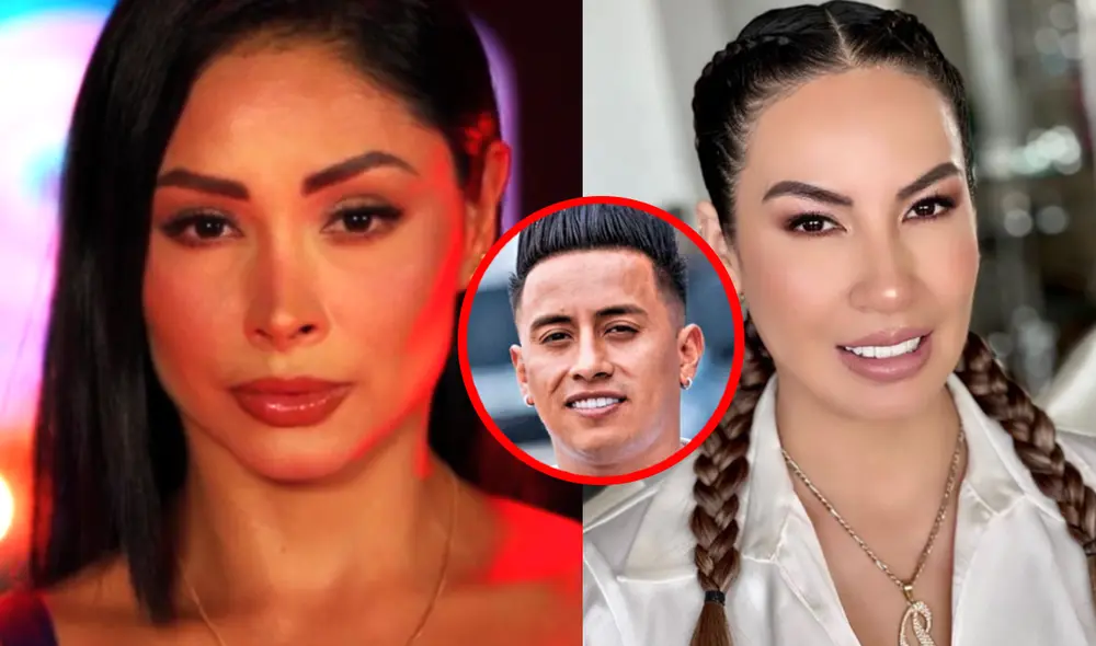 Papá de Pamela Franco conocía a Christian Cueva y lo hacía pasar a su casa. Foto: composición LR/América TV/Instagram/Pamela López/Alianza Lima - Video: Willax TV