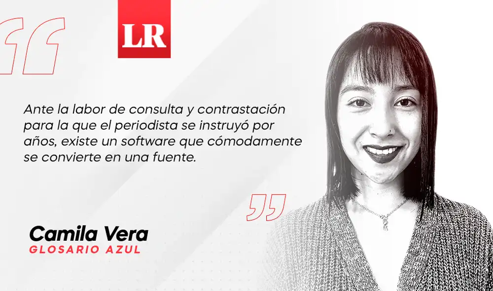 Columna de Camila Vera en Glosario azul.