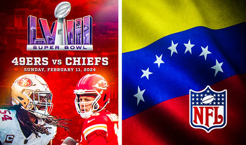 Revisa cómo ver el Super Bowl 2024 en Venezuela. Podrás seguir el evento a través de hasta 3 canales de TV este domingo 11 de febrero. Foto: composición LR/49ers/Freepik