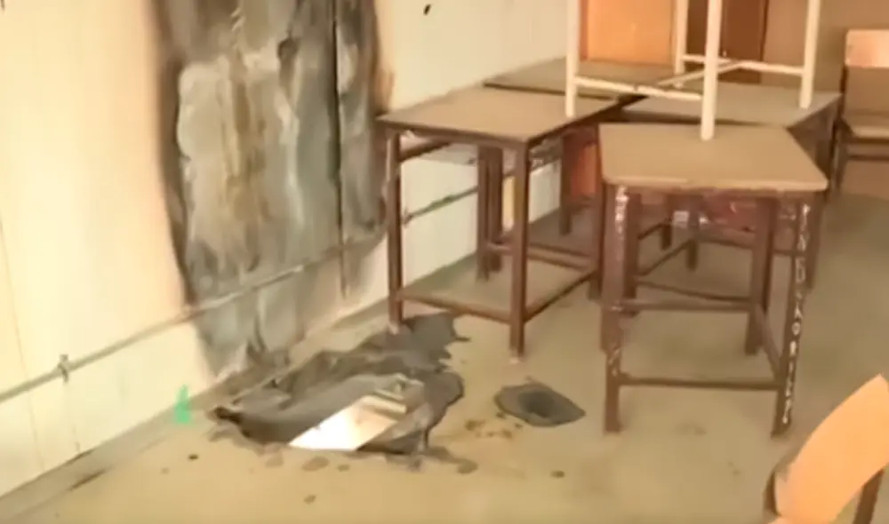 Los vecinos piden a la UGEL que les proporcione cámaras de seguridad. Foto: captura/Canal N Los vecinos piden a la UGEL que les proporcione cámaras de seguridad. Foto: captura/Canal N