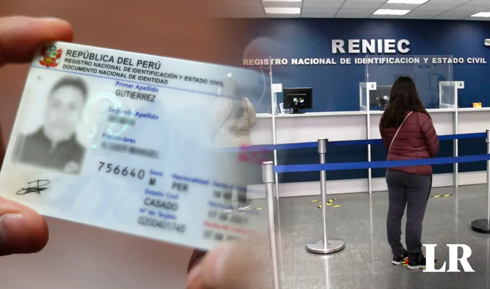 DNI electrónico, que será entregado de manera gratuita por la Reniec, protege contra el fraude y la suplantación de identidad. Foto: composición LR de Fabrizio Oviedo/Andina