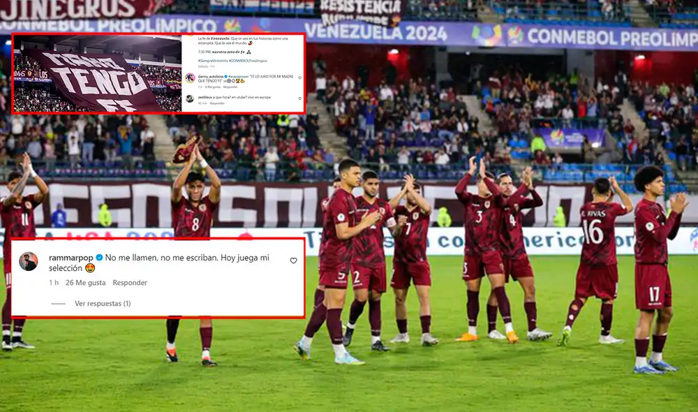 Venezuela, pese a que cayó derrotada ante Brasil la última fecha, aún puede clasificar a París 2024 si consigue una victoria ante Paraguay HOY. Foto: Vinotinto/Instagram/composición LR