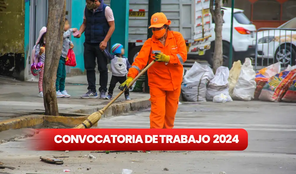 Si quieres trabajar como operario de barrido, tienes plazo hasta el 21 de febrero para postular a la Municipalidad de Surquillo. Foto: composición LR/Municipalidad de Surquillo Si quieres trabajar como operario de barrido, tienes plazo hasta el 21 de febrero para postular a la Municipalidad de Surquillo. Foto: composición LR/Municipalidad de Surquillo