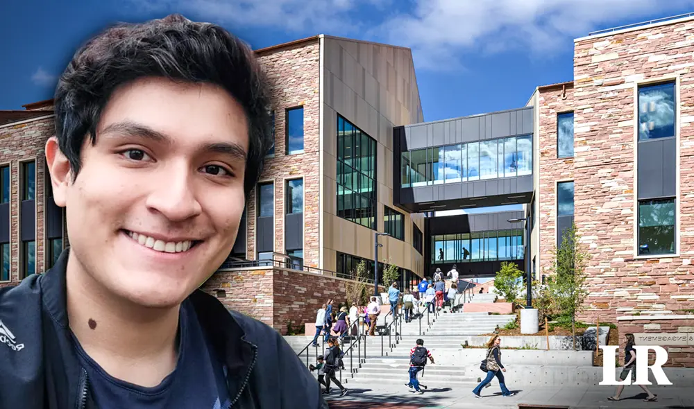 Timothy Suxe tiene 22 años y espera contribuir con su trabajo al desarrollo de la ciencia en Perú. Foto: Composición LR/Timothy Suxe/cortesía/Universidad de Colorado