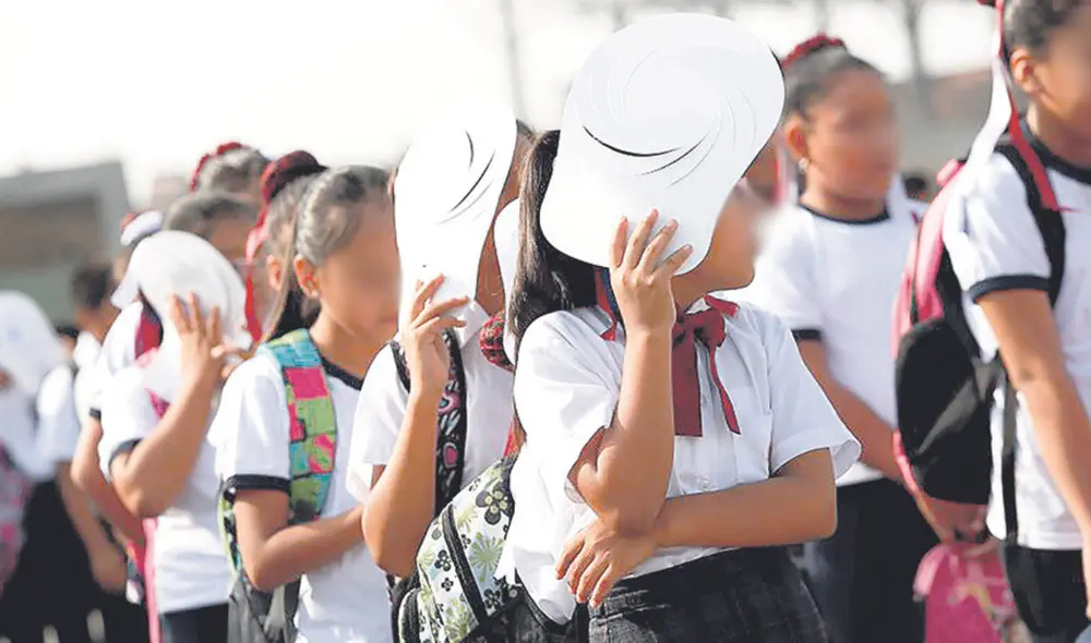 Altas temperaturas. Algunos colegios no tienen aulas con buena ventilación. Cuidado. Foto: difusión Altas temperaturas. Algunos colegios no tienen aulas con buena ventilación. Cuidado. Foto: difusión