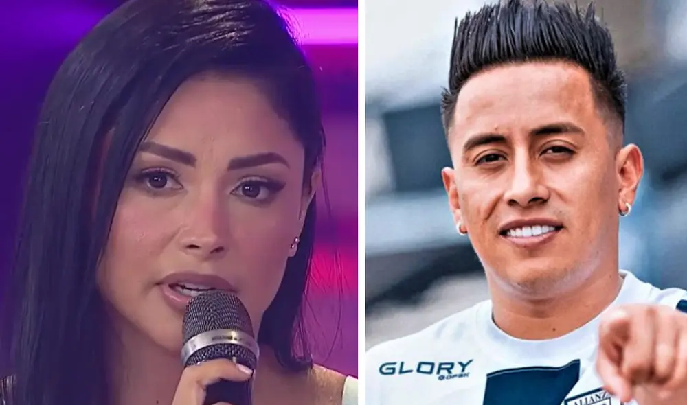 Pamela Franco contó en qué año conoció a Christian Cueva y le pidió perdón a la aún esposa del futbolista. Foto: composición LR/América TV/Instagram/Alianza Lima - Video: América TV
