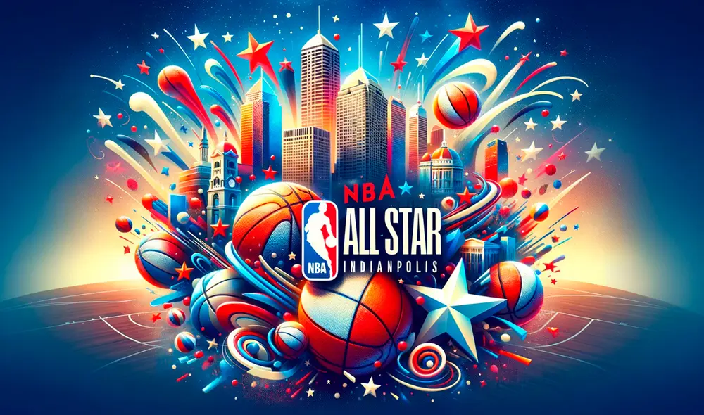 El NBA All Star 2024 se realizará este fin de semana en Indiana. Foto: ChatGPT