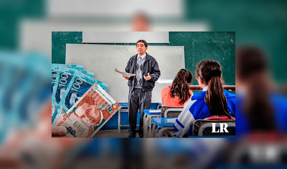 Bono docente se entregará en tres partes cada una del mismo monto. Foto: composición LR/Jazmin Ceras Bono docente se entregará en tres partes cada una del mismo monto. Foto: composición LR/Jazmin Ceras