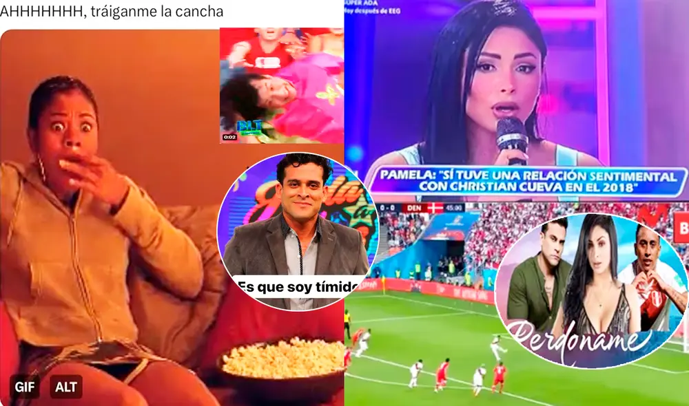 Las revelaciones de Pamela Franco sobre Christian Cueva originaron los más divertidos memes. Foto: composición LR/X Las revelaciones de Pamela Franco sobre Christian Cueva originaron los más divertidos memes. Foto: composición LR/X
