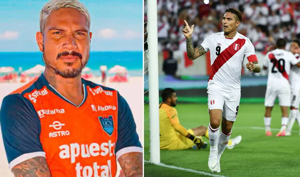 Paolo Guerrero firmó por la César Vallejo con 40 años de edad. Foto: composición LR/UCV/LaBicolor/Twitter