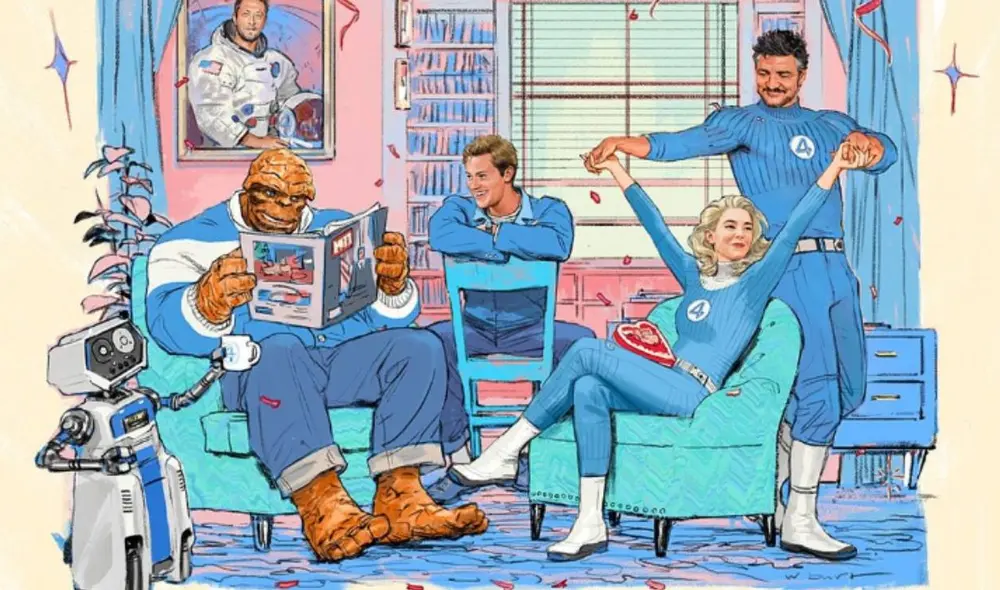 Elenco oficial de la nueva película de 'Los 4 fantásticos'. Foto: Marvel Studios