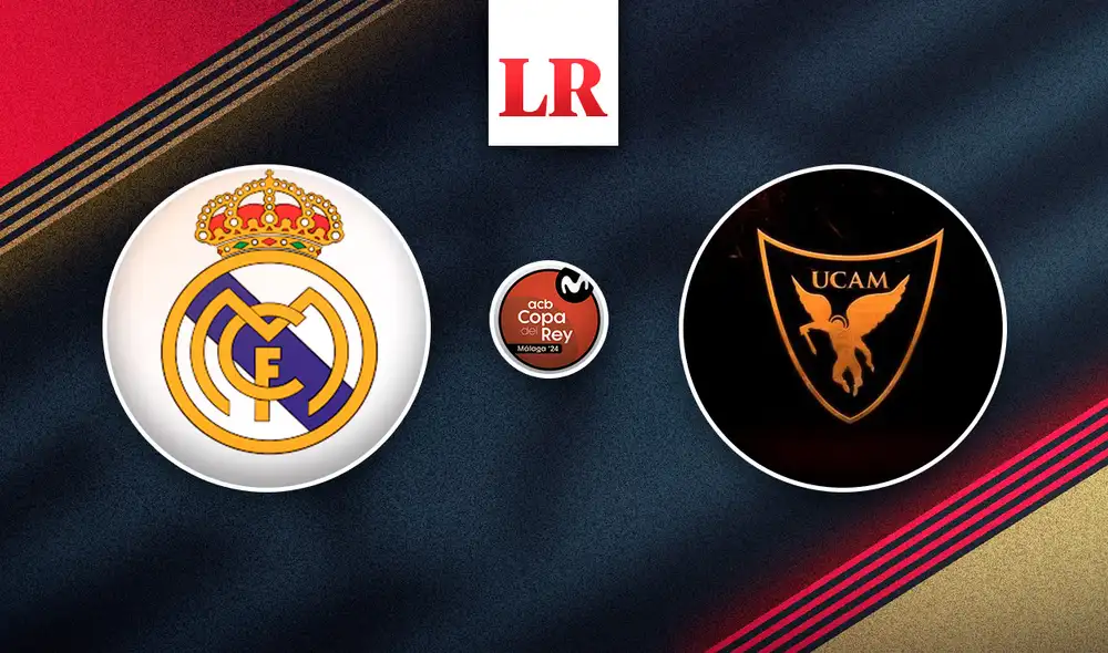 El elenco madridista chocará a las 6.00 p. m. ante Murcia en el Palacio de Deportes José María Martín Carpena, Málaga. Foto: composición LR