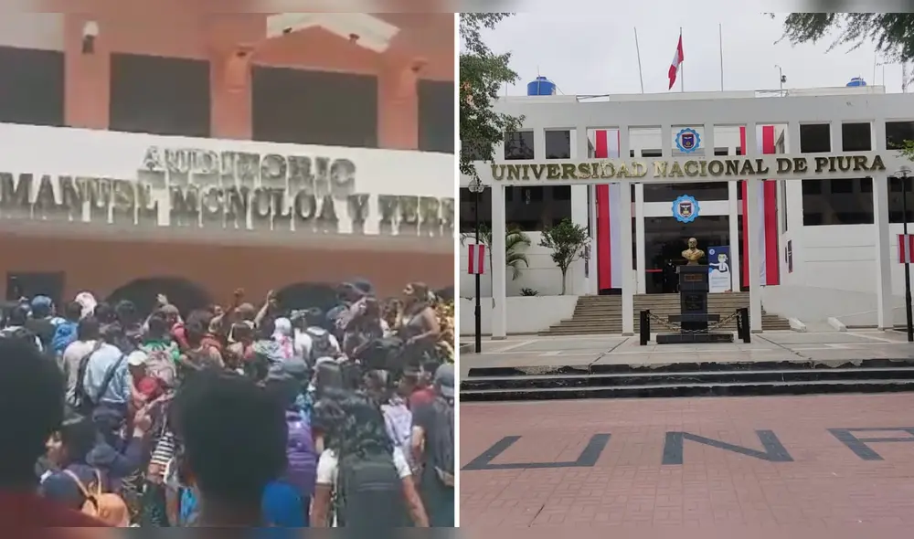 Estudiantes piden que las autoridades de la casa universitaria respondan sus pedidos. Foto: composición LR/La República