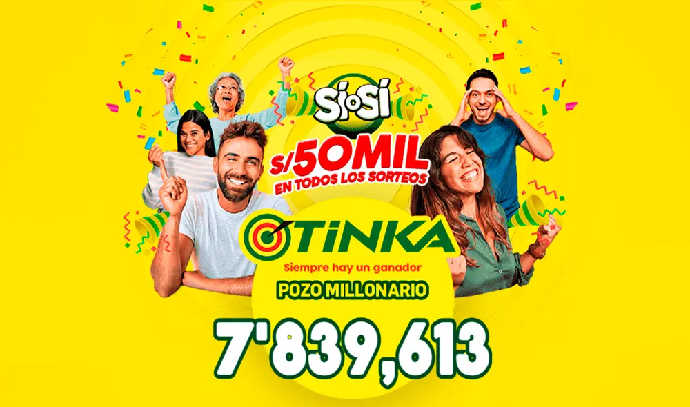 Sorteo completo de La Tinka, miércoles 14 de febrero. Foto: Intralot