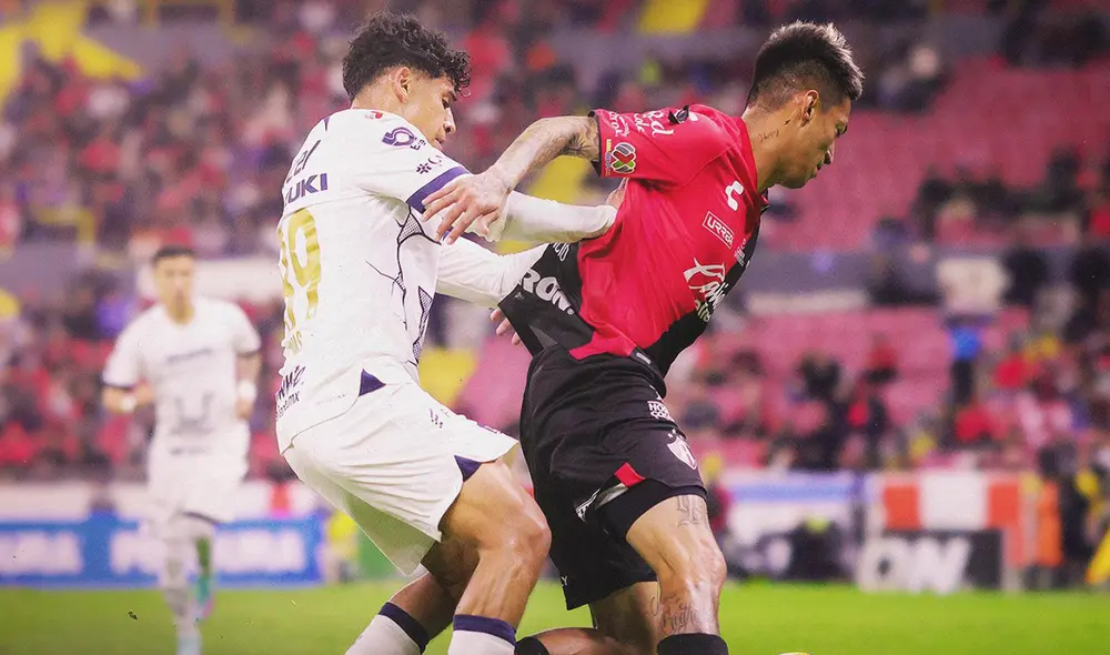El equipo de los zorros jugó como local ante Pumas. Foto: Atlas FC